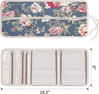 Teamoy Travel Jewelry Roll, Jewelry Storage Bag Organizer - Image 5
