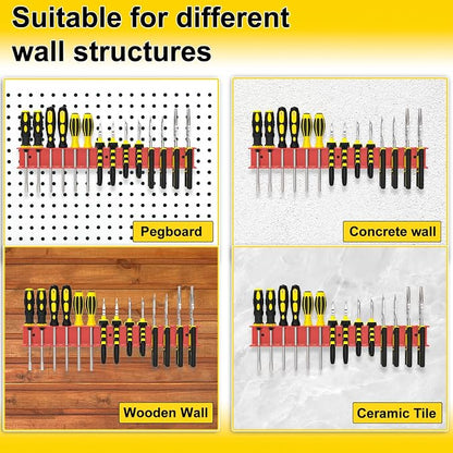 Screwdriver Plier Organizer Wall Mount, Screwdriver Rack, Metal Plier Holder - Image 6