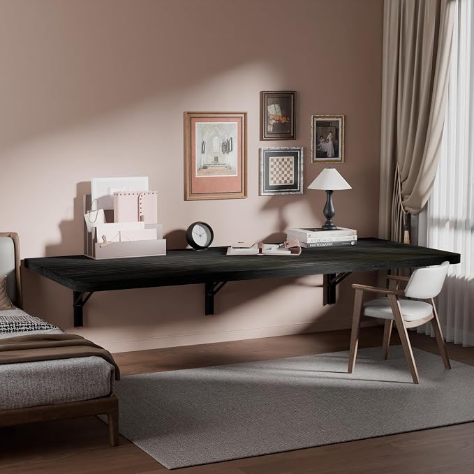 IAE Floating Wall Mounted Folding Table Desk - Image 7