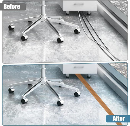 Floor Cord Covers for Wires 3.3FT Cable Hider Wire Cover Self Adhesive Cord - Image 4