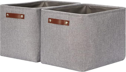HNZIGE Large Rectangle Storage Baskets by HNZIGE