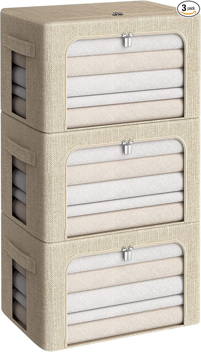 CYhom 3Pack Foldable Storage Bins by CYhom