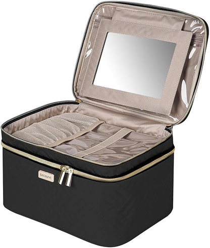 8.8L Double Layer Travel Makeup Bag by BAFAMYE