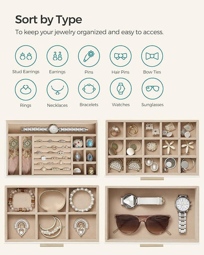 SONGMICS Jewelry Box Organizer - Image 3