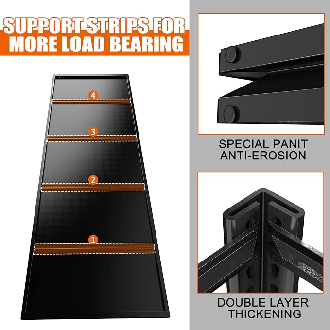 60" W Garage Shelving Heavy Duty Metal Shelving 3000LBS Storage Shelves - Image 5