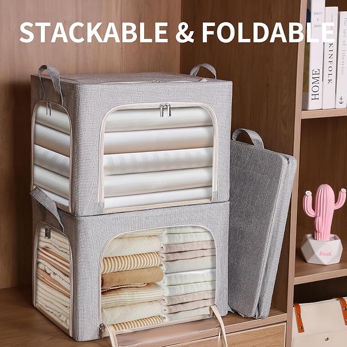 combocube 3-Side Zippered Openings Clothes Storage Bins - Image 3