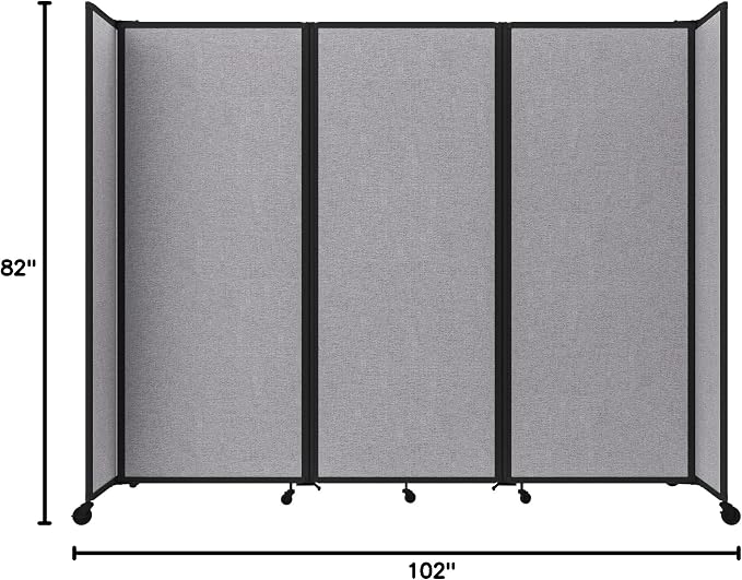 Versare Room Divider 360 Portable Wall Partition | Folding Panels | Large - Image 8