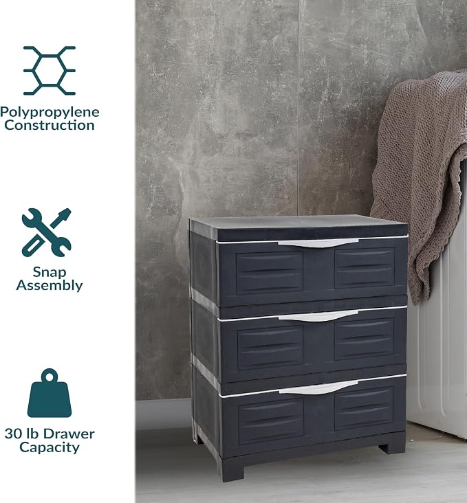 Sunnydaze 3-Tier Storage Cabinet - Image 4