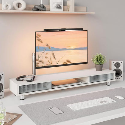 Fenge Dual Monitor Stand, 42.5inch Long Monitor Stands Riser - Image 3