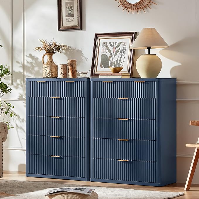 LEYAOYAO Fluted 6 Drawers Dresser - Image 3