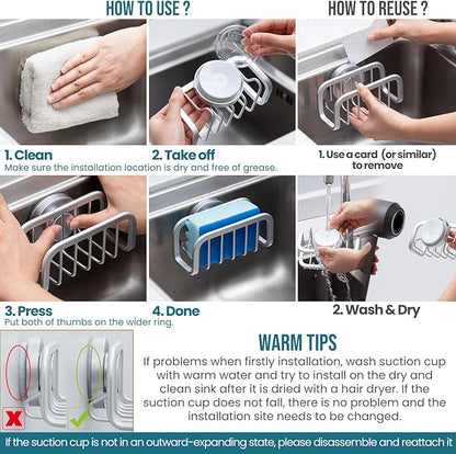 TAILI Sponge Holder for Kitchen Sink - Image 6