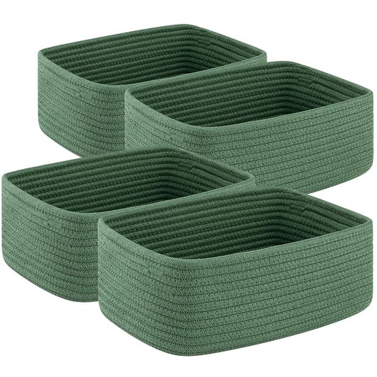 4 Pack Small Storage Shelf Baskets by OIASKET