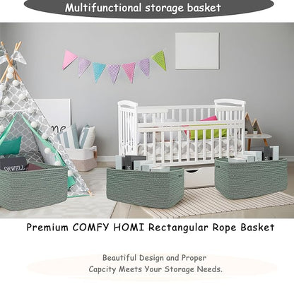 COMFY-HOMI 3 pcs Large Storage Baskets - Image 6