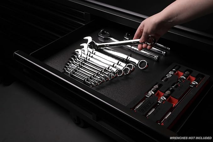 ARES 62006-12-Slot Metal Magnetic Wrench Organizer - Image 5