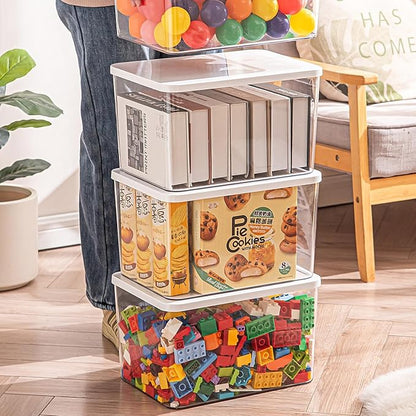 Clear plastic storage bins - Image 3