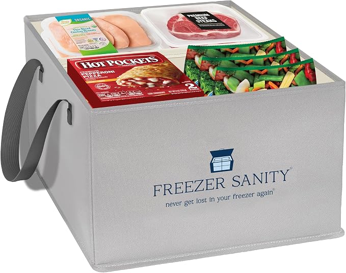 The Original Chest Freezer Organizer Bins, Stackable Storage Organizers by Unknown
