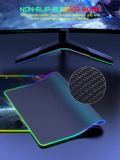 TopMade Wireless Charging Mouse Pad, RGB Gaming Mousepad, 35.4" x 15.8" Extra - Image 6