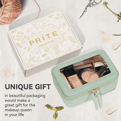 Prite Clear Makeup Bag Cosmetic Organizer Case Waterproof Travel Toiletry Bag - Image 7