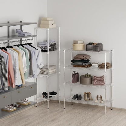18" Deep x 42" Wide x 54" Height Wire Shelving Kit | 4-Tier | NSF Commercial - Image 7