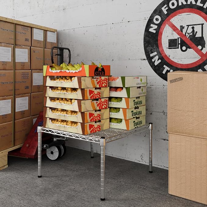 24" Deep x 24" Wide x 14" Height Wire Shelving Kit | 1-Tier | NSF Commercial - Image 5