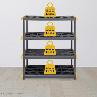 CX Black & Yellow, Shelving Unit and Heavy Duty Storage Containers, Extremely - Image 6