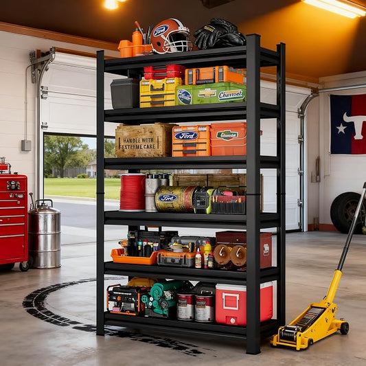 Metal Garage Shelving Unit, Heavy Duty 5-Tier Adjustable Storage Shelves by KILISTEELS