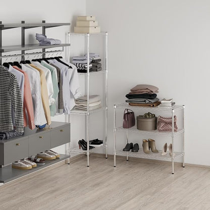 18" Deep x 36" Wide x 34" Height Wire Shelving Kit | 3-Tier | NSF Commercial - Image 7