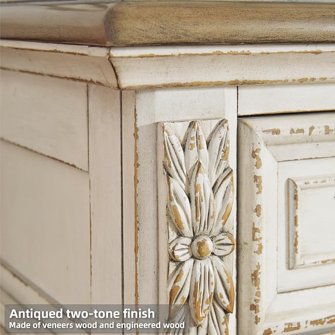 Signature Design by Ashley Realyn French Country 5 Drawer Chest, Tipover - Image 6