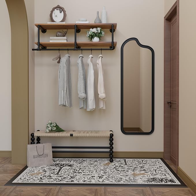 Wall Mounted Clothes Rack 12 Inch Deep, 48 Inch Heavy Duty Garment Rack - Image 5