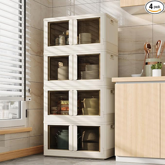 FLEXIMOUNTS 304 QT Stackable Storage Bins by FLEXIMOUNTS
