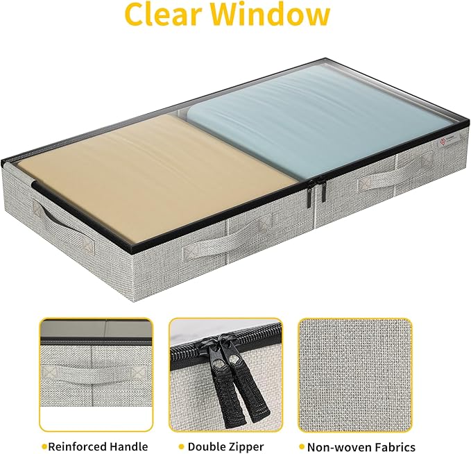 4.5 Inches Under Bed Storage Containers - Image 4