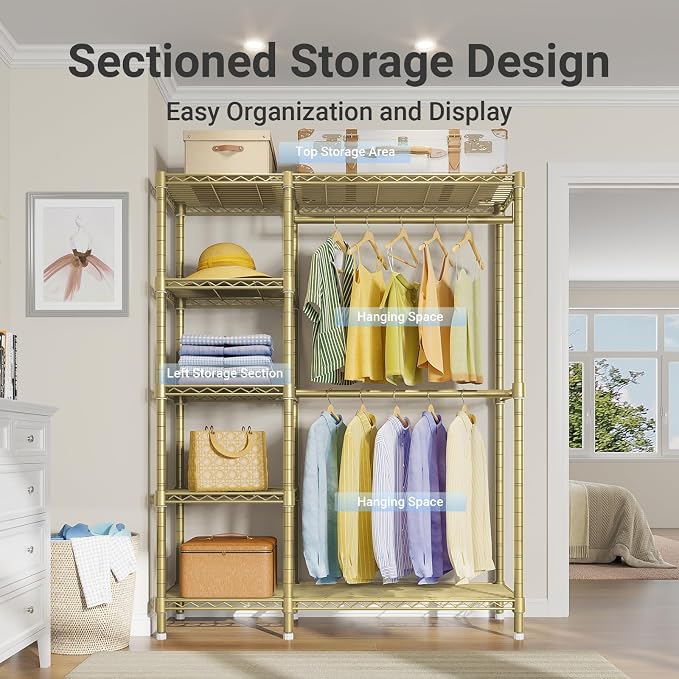 VIPEK V7 Clothes Rack Heavy Duty Max Load 670lbs, Garment Rack - Image 8