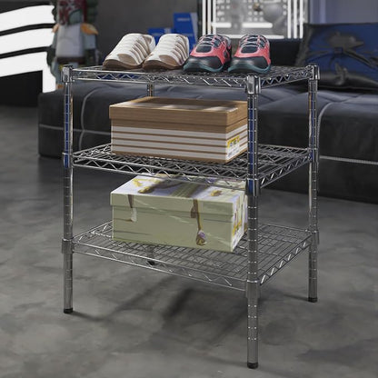 18" Deep x 24" Wide x 27" Height Wire Shelving Kit | 3-Tier | NSF Commercial - Image 2