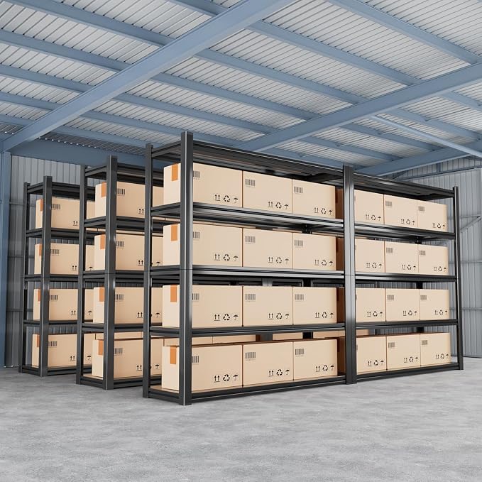 48.2" W Garage Shelving 3000LBS Storage Shelf Heavy Duty Garage Storage Shelves - Image 7