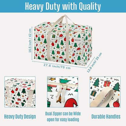 VENO 4 Pack Moving Bags and Large Christmas Storage Bins - Image 3