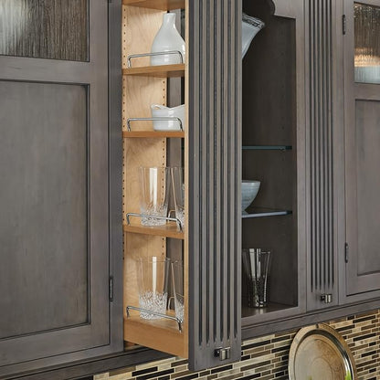 Rev-A-Shelf 6" W x 42" H Pull Out Quad Shelf Organizer - Image 2