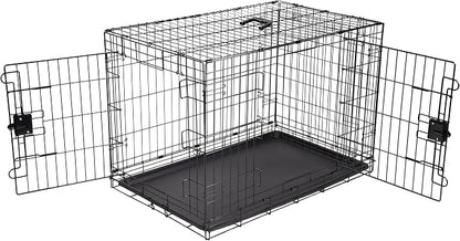 Amazon Basics - Durable, Foldable Metal Wire Dog Crate by AmazonBasics