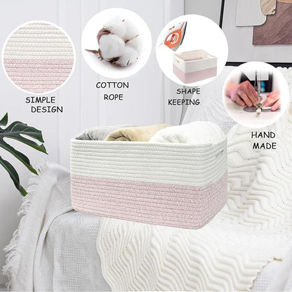 COMFY-HOMI 2 pcs Large Storage Baskets - Image 7
