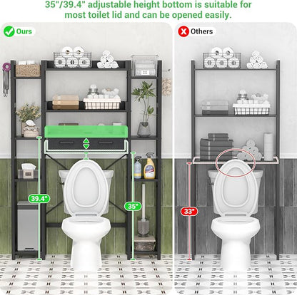 Over The Toilet Storage with 2 Drawers - Image 8