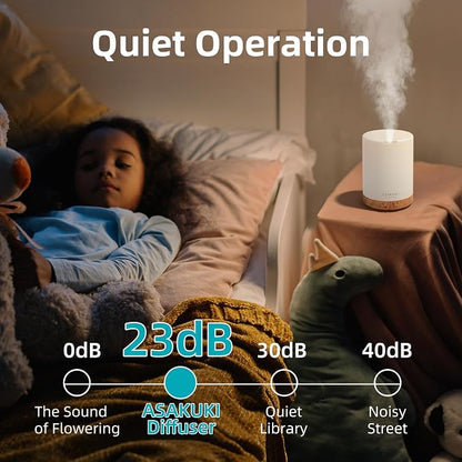 ASAKUKI Essential Oil Diffuser, Aromatherapy Cool Mist Home Humidifier - Image 4