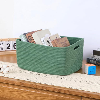 Large Storage Baskets for Organizing, Closet Shelf Baskets for Clothes Blanket - Image 5