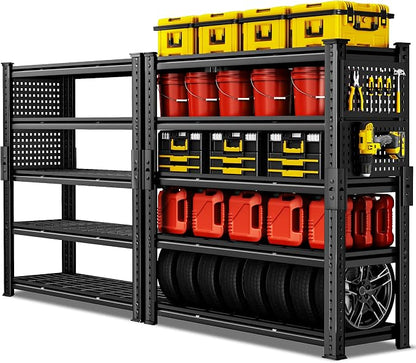 SILVEL 48.2" W Garage Shelving, 5000LBS Heavy Duty Metal Shelving, 2025 Grid by SILVEL