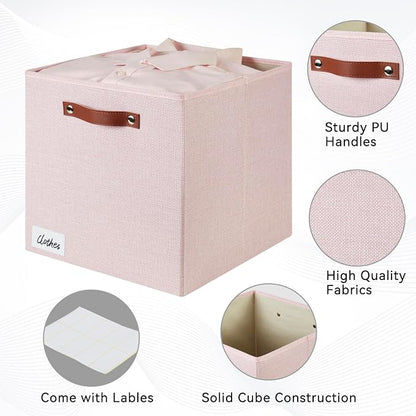 Collapsible Fabric Storage Cube Bins - Image 3