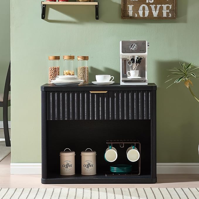 LEYAOYAO 31" Wide Fluted Nightstand - Image 4