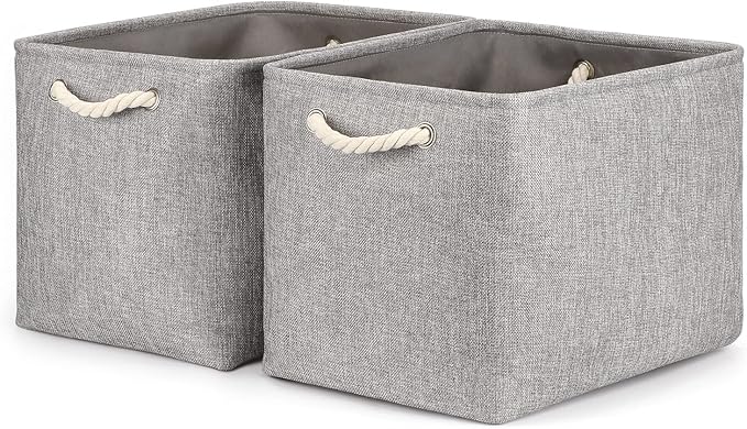 Bidtakay Grey Baskets Shelf Baskets by BidtakayBaskets