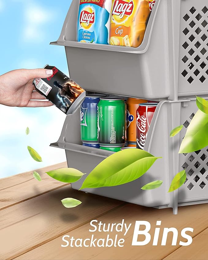 TidyFriend Stackable Storage Bins - Image 5