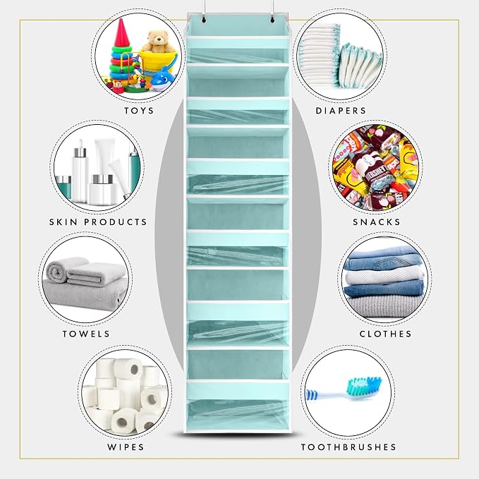 HOMELUX THEORY Over The Door Organizer Hanging - Image 6