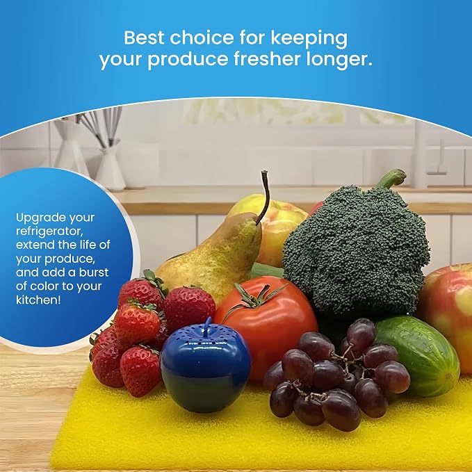 Bluapple FreshMats, Refrigerator Bin Liner, Fridge Drawer Mats, Crisper Life - Image 2