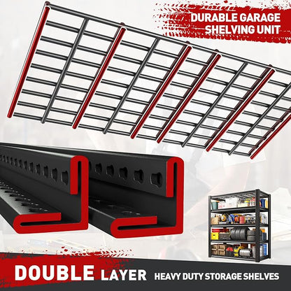 REIBII Garage Shelving 3000LBS, Heavy Duty Storage Shelves, Adjustable - Image 5