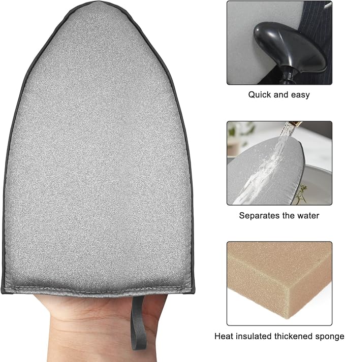 Steamer Hanger Stand with Garment Steamer Ironing Gloves, Garment hanger - Image 8